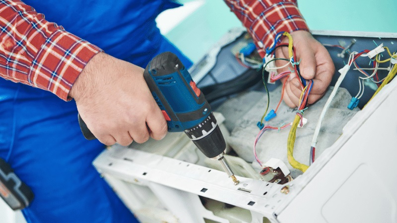 Beyoğlu Toshiba Toshiba çamaşır makinesi kart tamiri – Su almama arızası orijinal parça ile giderildi. - Teknik servis örneği